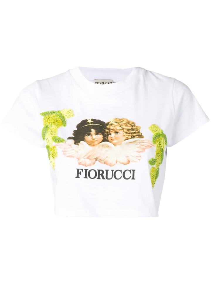 Fiorucci Tavi Embroided Lemons T-shirt - White