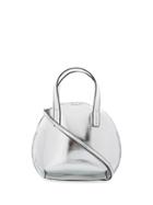 Jil Sander Navy Rounded Tote Bag - Silver
