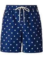 Polo Ralph Lauren Polka Dot Shorts, Men's, Size: Small, Blue, Polyester