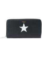 Givenchy Star Print Wallet - Black