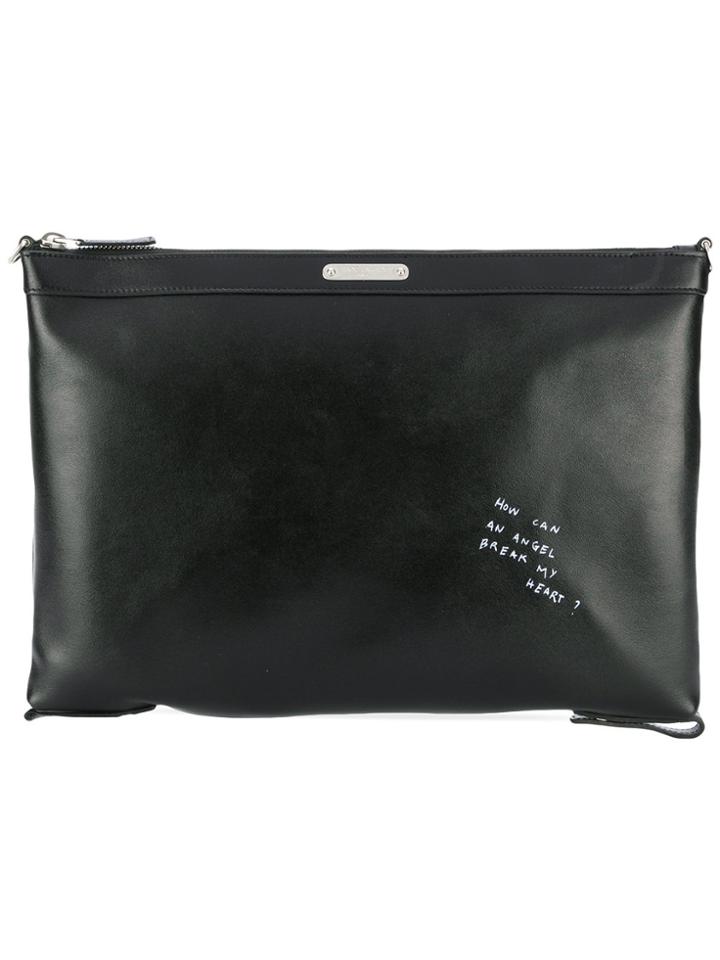 Saint Laurent Doodle Clutch Bag - Black