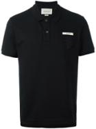 Gucci Snake Crest Embroidered Polo Shirt, Men's, Size: Xl, Black, Cotton/spandex/elastane