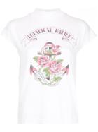 G.v.g.v. Botanical Marine Printed T-shirt - White