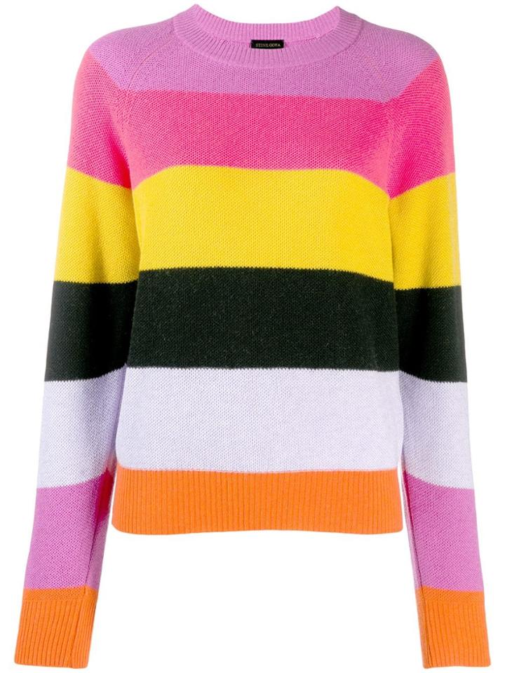 Stine Goya Magdalena Stripes Knitwear - Pink