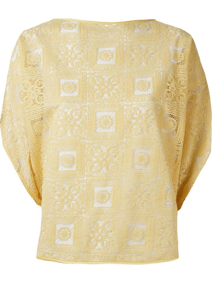 Martha Medeiros Lace Blouse