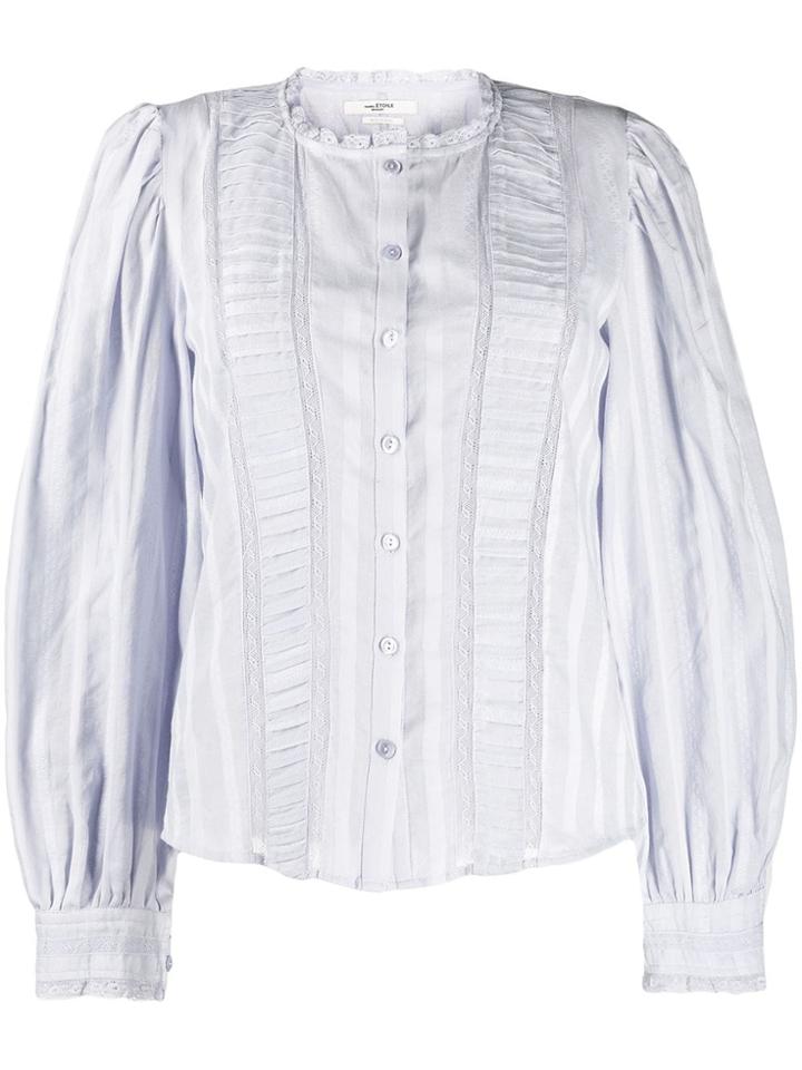 Isabel Marant Étoile Ruffle Trim Blouse - Blue