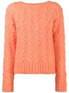 Sies Marjan Cable Knit Jumper - Yellow