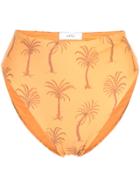 Onia Sabrina High Leg Bikini Bottoms - Orange