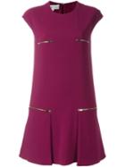 Stella Mccartney Zip Accent Crepe Dress
