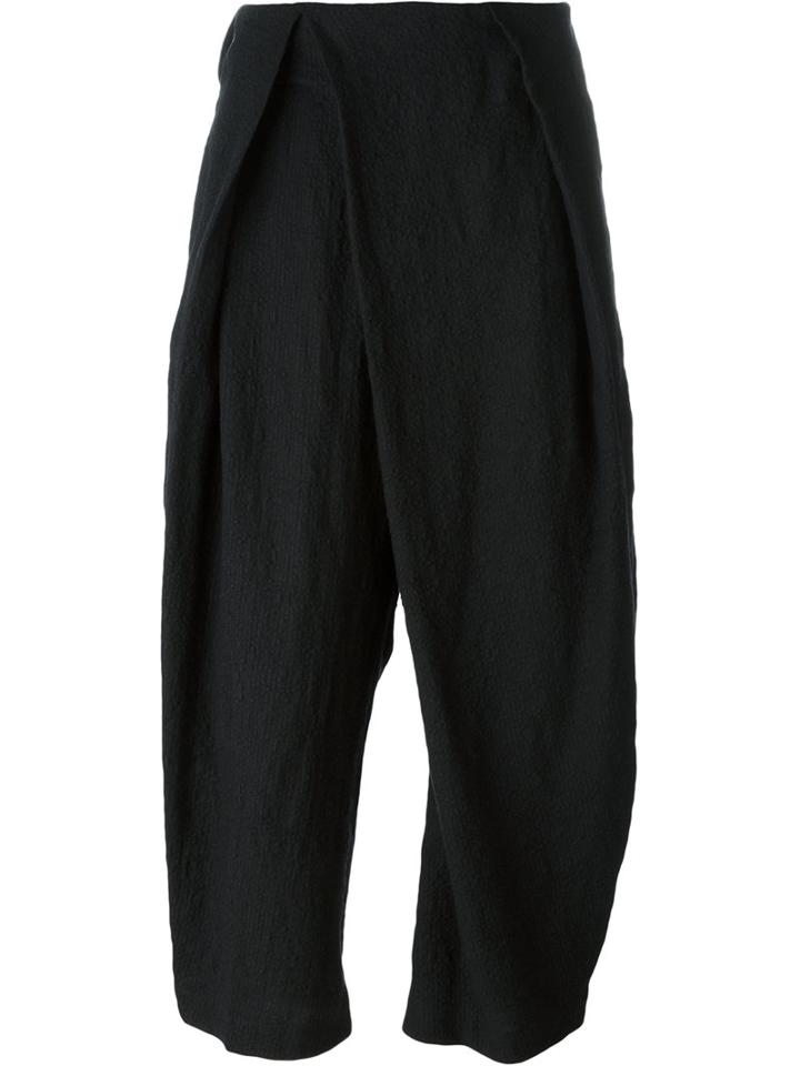 Lost & Found Ria Dunn - Pleated Pants - Men - Hemp/wool - L, Black, Hemp/wool