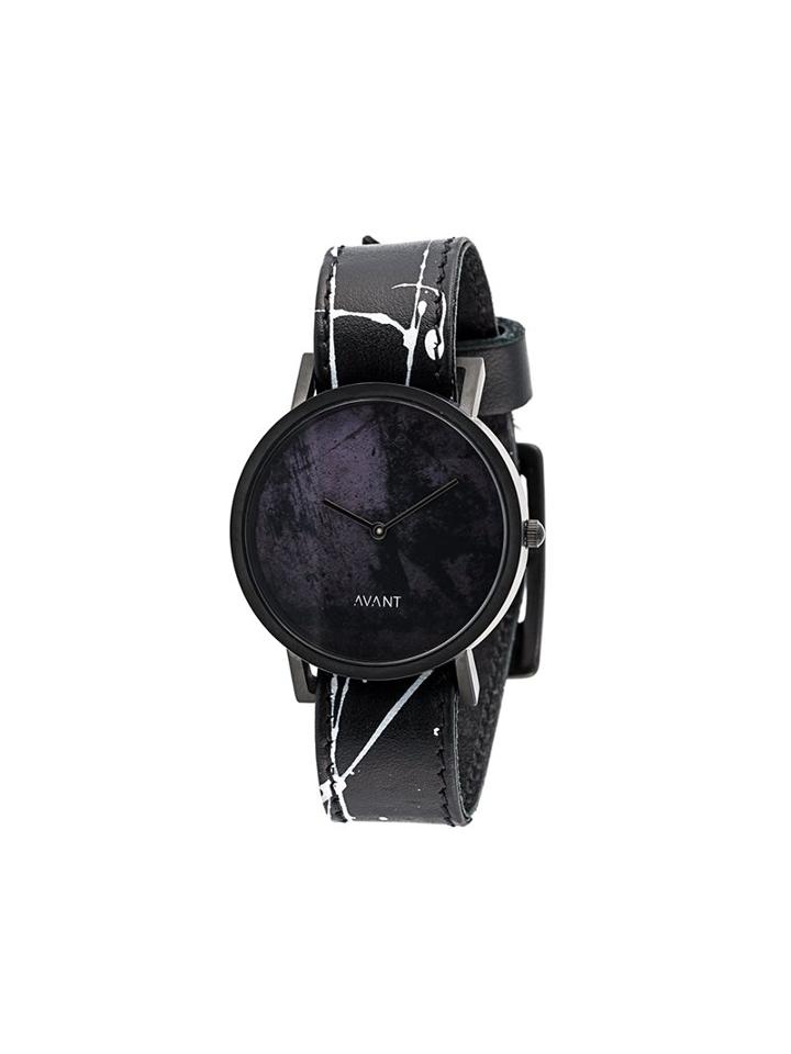 South Lane Stockholm 'avant Pure White Splash' Watch