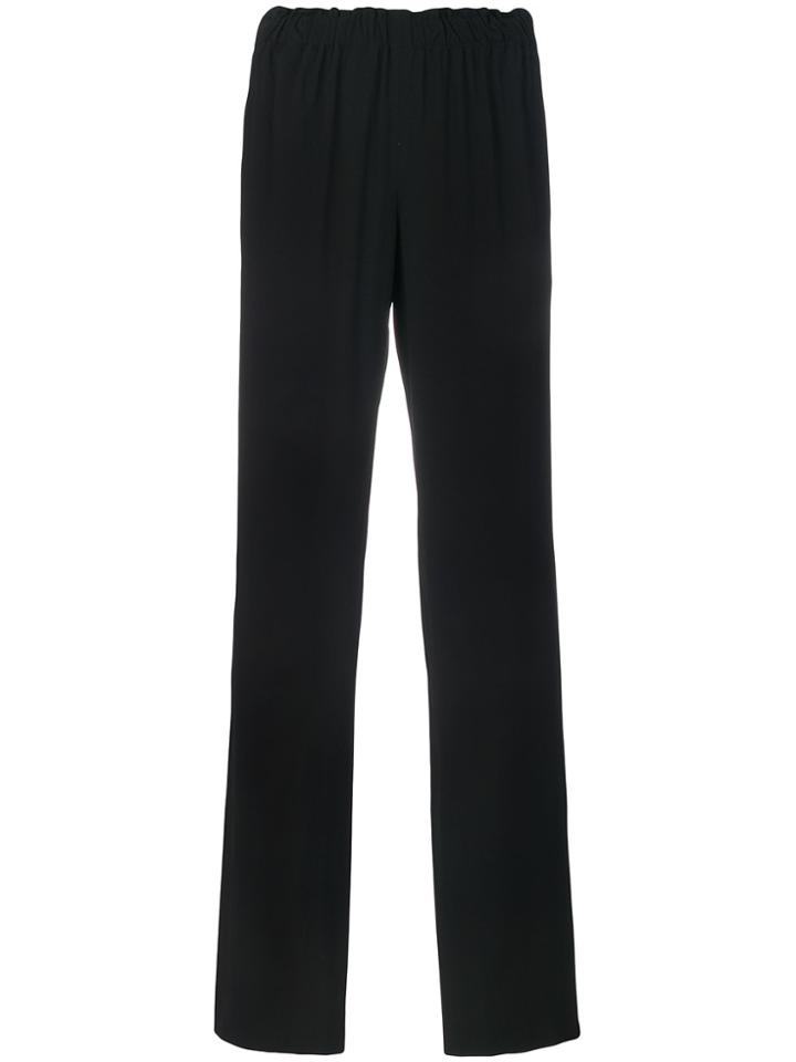 Paco Rabanne Straight-leg Tailored Trousers - Black