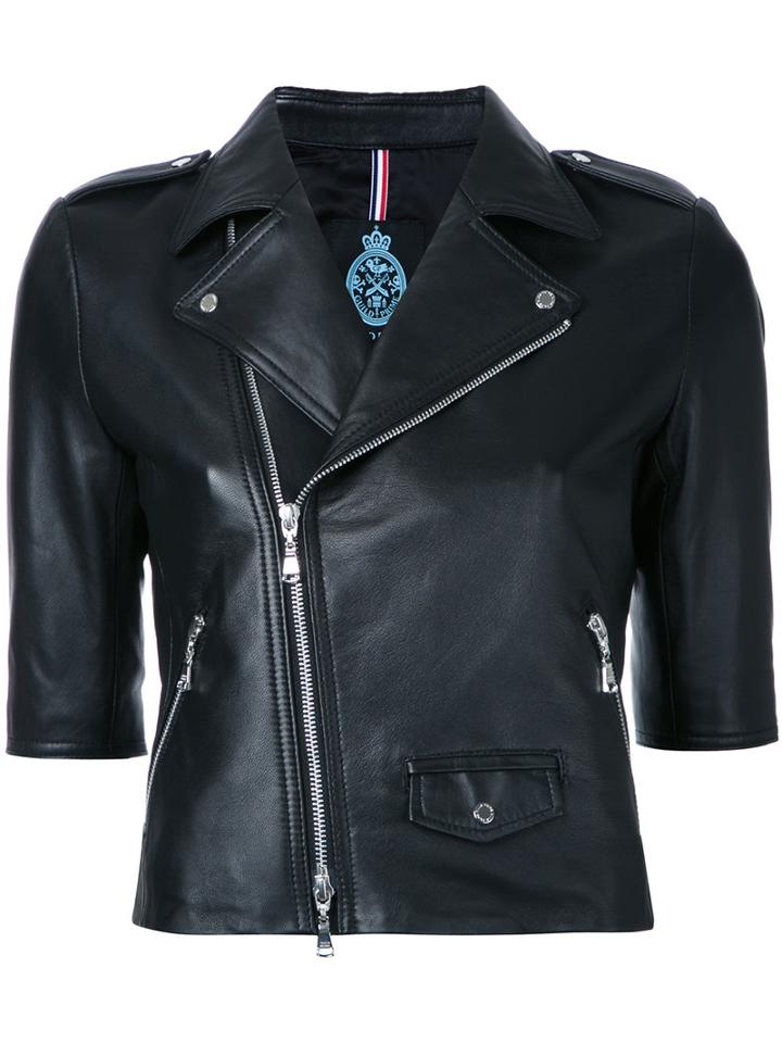 Guild Prime - Zip Up Jacket - Women - Lamb Skin - 34, Black, Lamb Skin