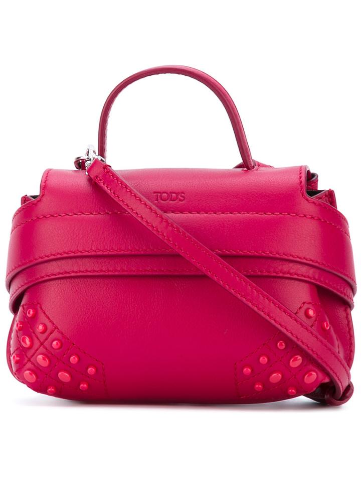 Tod's - Mini Wave Bag - Women - Leather - One Size, Pink/purple, Leather