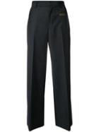 Theatre Products Tailored Straight Cropped Trousers, Women's, Black, Polyester/wool/polyurethane