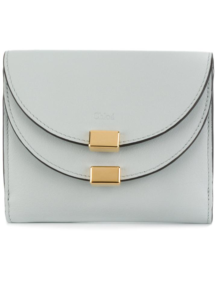 Chloé Georgia Bifold Wallet - Grey