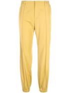 Opening Ceremony Elasticated Cuff Cropped Trousers - Yellow