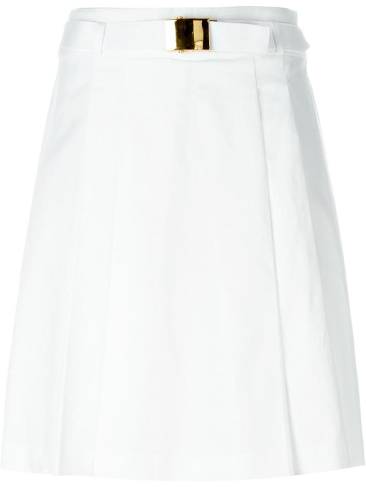 Michael Michael Kors Belted Pleated Skirt