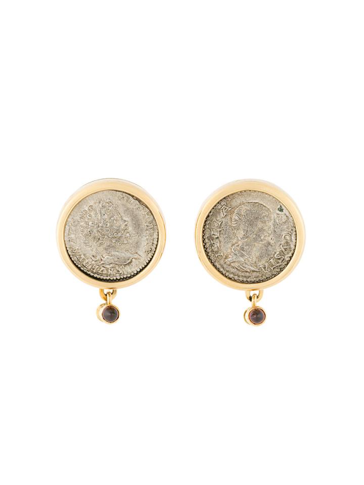 Dubini Empires Coin Cufflinks - Metallic