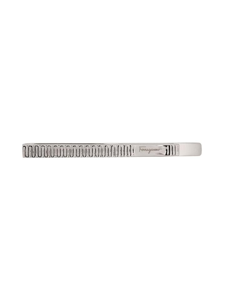 Salvatore Ferragamo Thin Brooch - Metallic