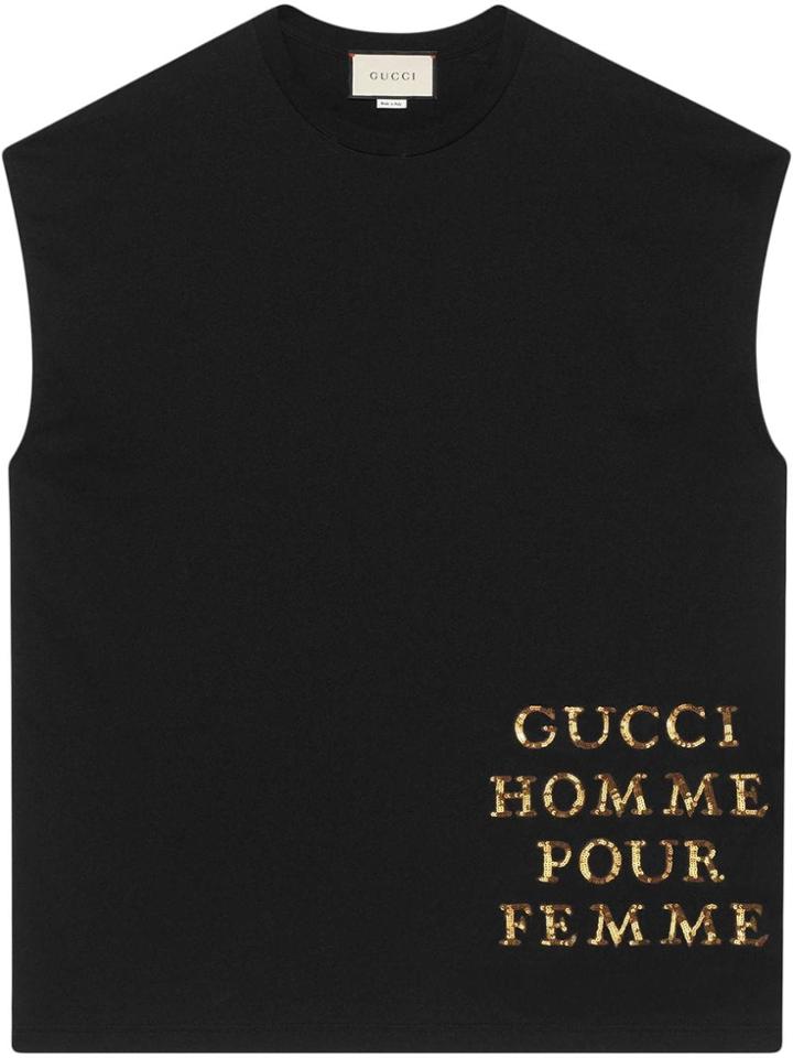 Gucci Oversize T-shirt With Patch - Black