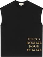 Gucci Oversize T-shirt With Patch - Black