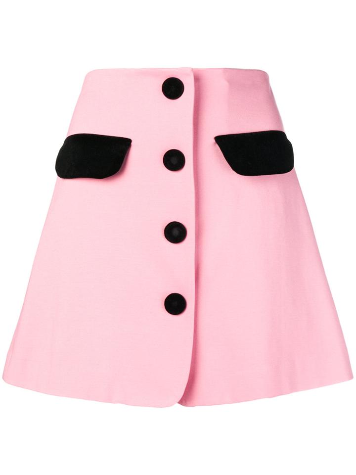 Vivetta Short Skirt - Pink & Purple