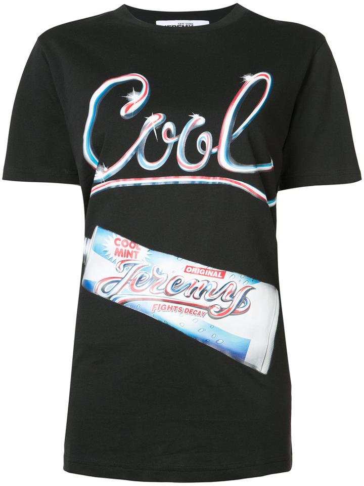 Jeremy Scott - Cool T-shirt - Women - Cotton - M, Black, Cotton