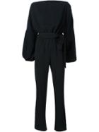 Carolinaritz Backless Jumpsuit, Women's, Size: 38, Black, Polyester