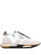 Ghoud Contrasting Panel Sneakers - White