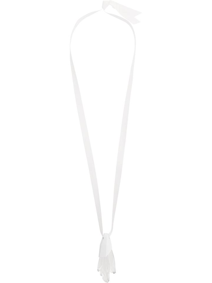 Atelier Swarovski Large Pendant Crystal Necklace - White