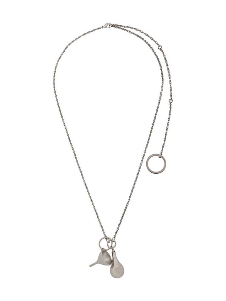 Lemaire Totokaelo Small Perfume Bottle Pendant - Silver