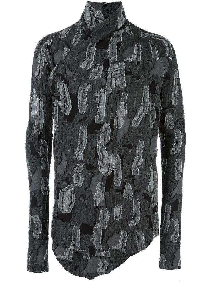 Damir Doma 'waos' Jumper, Men's, Size: Large, Black, Cotton