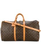 Louis Vuitton Vintage Keepall 55 Bandouliere Bag - Brown