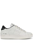 Leather Crown Iconic Sneakers - Neutrals