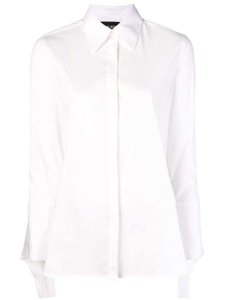 Neil Barrett Volume Cuff Shirt - White