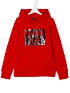 Diesel Kids Hooded Sweatshirt, Boy's, Size: 16 Yrs, Red