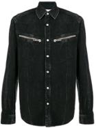 Givenchy Zipped Pocket Shirt - Black