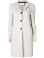 Harris Wharf London Slim Fit Coat - Nude & Neutrals