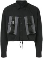 99% Is Cropped Drawsting Waisted Shirt - Black