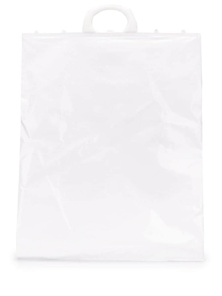 Mm6 Maison Margiela Oversized Tote Bag - White