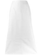 A.w.a.k.e. Mode Flared Midi Skirt - White