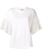 Mcq Alexander Mcqueen Ivory Lace Top - White