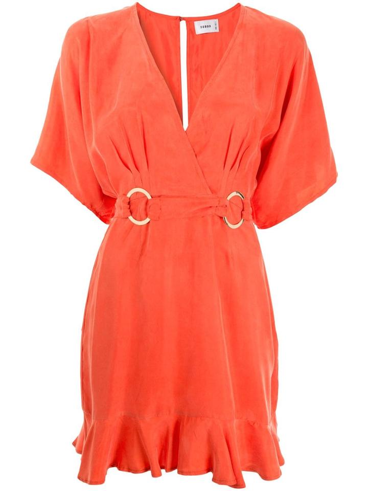 Suboo Rocky Wrap Mini Dress - Orange