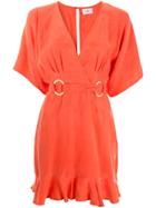 Suboo Rocky Wrap Mini Dress - Orange