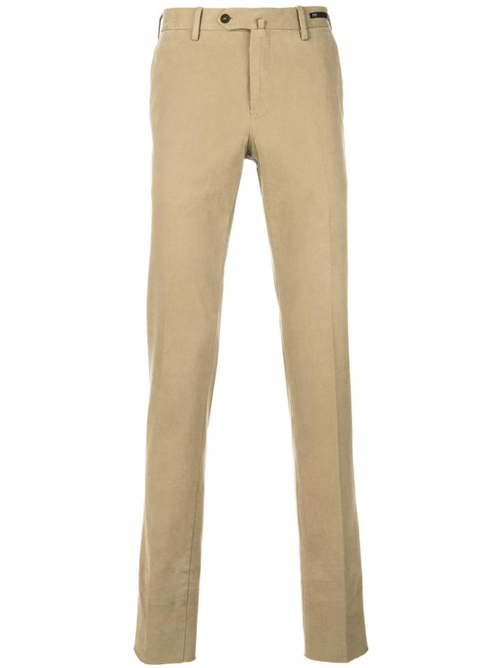 Pt01 Straight Leg Trousers - Nude & Neutrals
