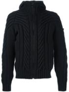 Stone Island Hooded Knit Zipped Jacket