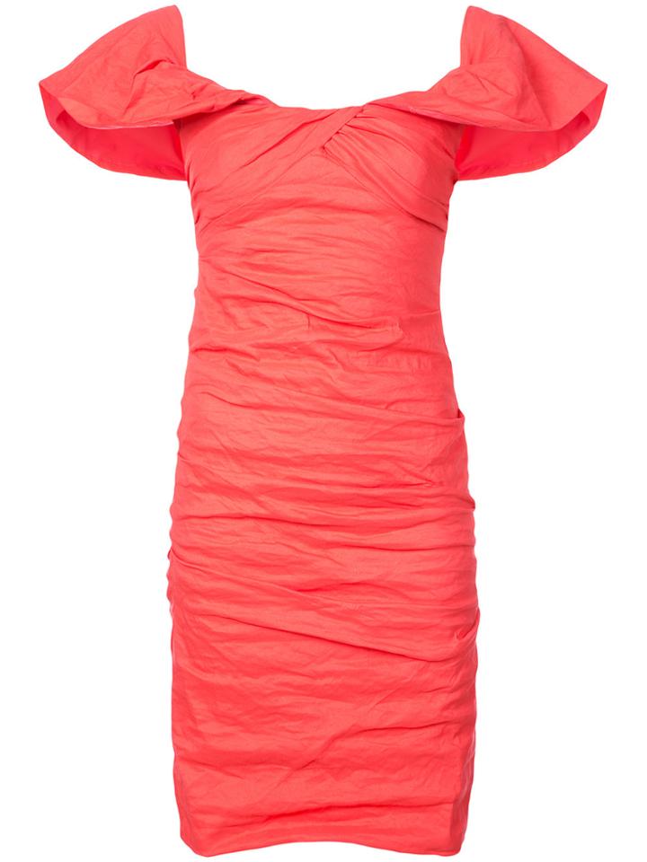 Nicole Miller Flared Fitted Dress