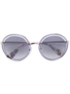 Prada Eyewear Cinema Round Sunglasses - Grey
