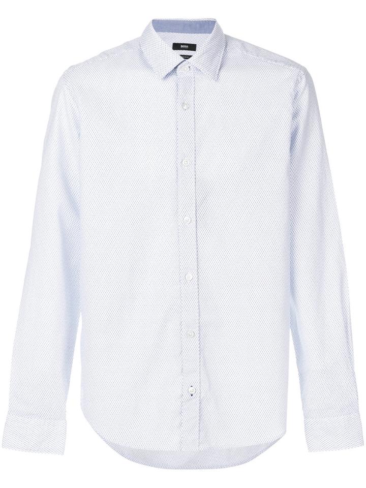 Boss Hugo Boss Micro Print Shirt - Blue